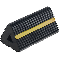 E x truded Rubber Wheel Chock 6.5 × 12 × 5.75 - Exact Tool & Supply
