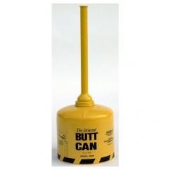 5 GAL CIGARETTE DISPOSAL CAN YELLOW - Exact Tool & Supply