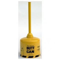 5 GAL CIGARETTE DISPOSAL CAN YELLOW - Exact Tool & Supply