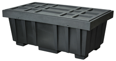110 GAL SPILL KIT BOX BLACK W/COVER - Exact Tool & Supply