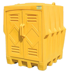 4 DRUM ALL POLY OUTDOOR STORAGE BUIL - Exact Tool & Supply