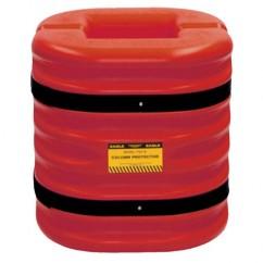 12" COLUMN PROTECTOR RED 24" HIGH - Exact Tool & Supply