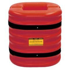12" COLUMN PROTECTOR RED 24" HIGH - Exact Tool & Supply