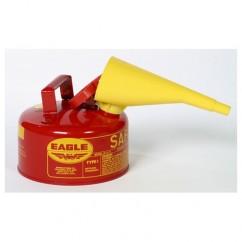 1 GAL TYPE I SAFETY CAN W/FUNNEL - Exact Tool & Supply