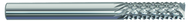 1/2 x 1 x 1/2 x 3 Solid Carbide Router - End Mill Style - Exact Tool & Supply