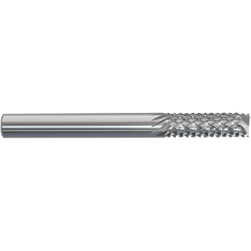 ‎1/8 × 1/2 × 1/8 × 1-1/2 Solid Carbide Router - End Mill Style - Exact Tool & Supply