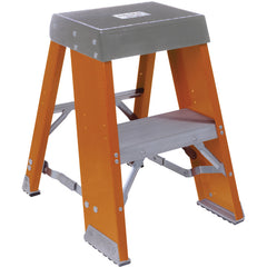 Fiberglass Industrial Step Stand 2 Step - Exact Tool & Supply