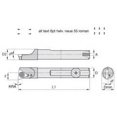 FCBI25045L CARBIDE SHANK BORING BAR - Exact Tool & Supply