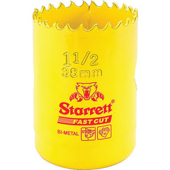 ‎1-1/2″ HSS Fast Cut Hole Saw - Starrett - Exact Tool & Supply