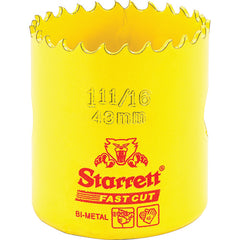 ‎1-11/16″ HSS Fast Cut Hole Saw - Starrett - Exact Tool & Supply