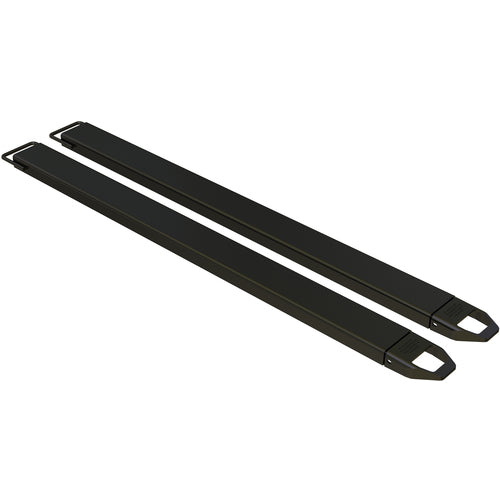 Fork Extensions 5″ × 84″ Standard Black (Pair) - Exact Tool & Supply