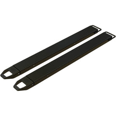 Fork Extensions 6″ × 63″ Standard Black (Pair) - Exact Tool & Supply