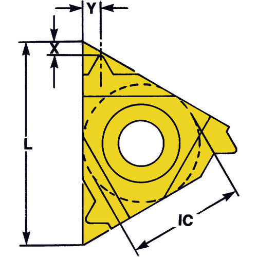 3IR115UNVTX 3/8 IC External Hand 11.5 TPI - Threading Insert - Exact Tool & Supply