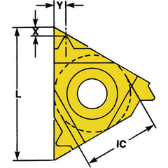 3IR115UNVTX 3/8 IC External Hand 11.5 TPI - Threading Insert - Exact Tool & Supply