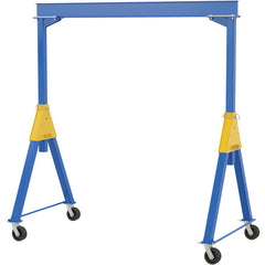 Fixed Ht. Stl Gantry Crane 6K 10Ft Kd - Exact Tool & Supply
