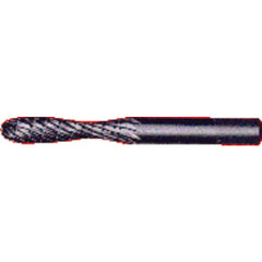 1/4 × 1 × 1/4″ SH Concave Shape - HSS - Burr - Exact Tool & Supply
