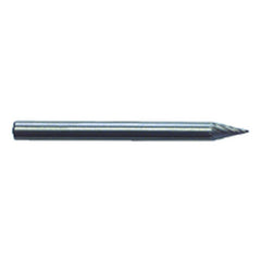 1/4 × 1/4 × 1/8″ SH Cone Shape - HSS - Burr - Exact Tool & Supply