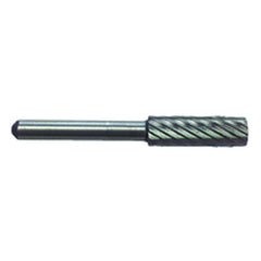 3/16 × 5/8 × 1/8″ SH Cyl Radius Shape - HSS - Burr - Exact Tool & Supply