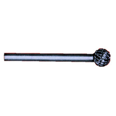 1/4 × 1/8″ SH Ball End Shape - HSS - Burr - Exact Tool & Supply