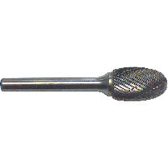 SE41 1/8X7/32 DOUBLE CUT BURR - Exact Tool & Supply