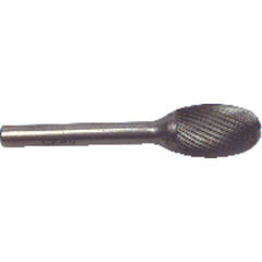 1/8 EdgeHog Elliptical Miniature Carbide Bur SE-41 Standard - Exact Tool & Supply
