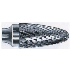 1/4 EdgeHog Tree Shape Radius End Miniature Carbide Bur SF-51 Std Alt. Diamond(Double) - Exact Tool & Supply