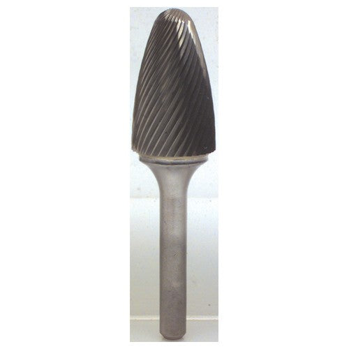 SF61 3/32 × 1/4 × 3/32″ SH Sgl Cut Tree Radius - CBD - Burr - Exact Tool & Supply