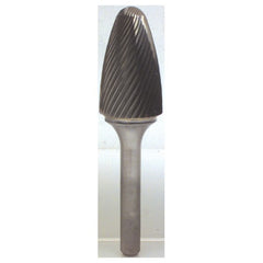 SF61 3/32 × 1/4 × 3/32″ SH Sgl Cut Tree Radius - CBD - Burr - Exact Tool & Supply