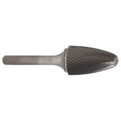 1/4 EdgeHog Tree Shape Radius End Miniature Carbide Bur SF-51 Standard - Exact Tool & Supply