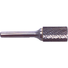 1/8 EdgeHog Cylindrical End Cut Carbide Bur SB-43 Std Alt. Diamond (Double) - Exact Tool & Supply