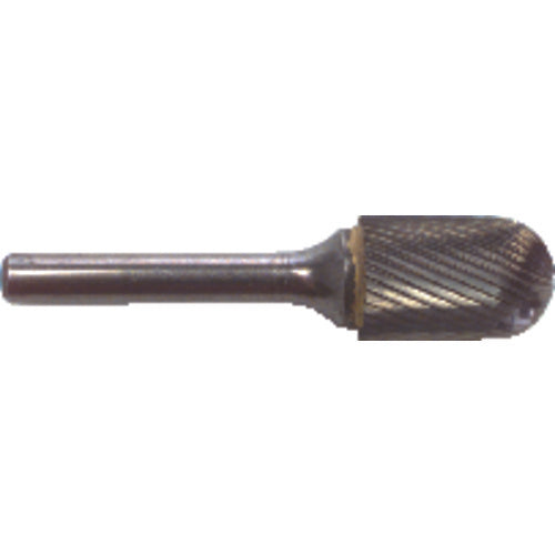 1/4 EdgeHog Cylindrical Radius End Carbide Bur SC-1 Standard - Exact Tool & Supply