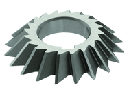 4 x 1 x 1-1/4 - HSS - 90 Degree - Double Angle Milling Cutter - 20T - TiCN Coated - Exact Tool & Supply
