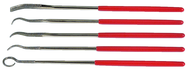 5 Pc. 2-3/4" Diamond Length - 5-1/2" OAL - Grit - Diamdon Riffler File Set - Exact Tool & Supply