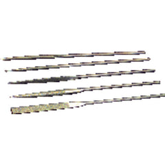 ‎5 Pieces 2″ Diamond Length-5-1/2″ Overall Length - Med Grit - Diamond Needle File Set - Exact Tool & Supply