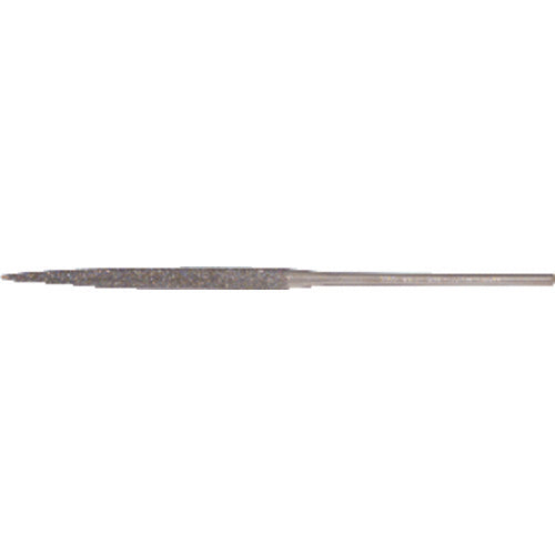 ‎Quality Import Diamond Needle File - 3″ Diamond Length-5-1/2″ Overal Length-150 Grit - Half Round - Exact Tool & Supply