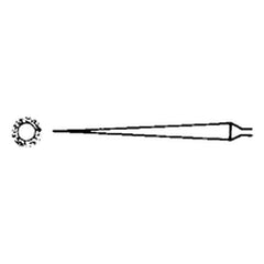 ‎Quality Import Diamond Needle File - 3″ Diamond Length-5-1/2″ Overal Length-150 Grit - Round - Exact Tool & Supply