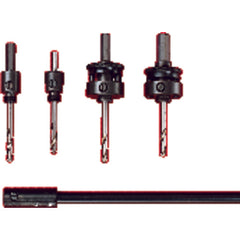 Arbor with HSS Drill - Fits Hole Saw 1 1/4″ to 6″ - Exact Tool & Supply