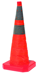 28" Reflective Pop Up Traffic Cone - Exact Tool & Supply