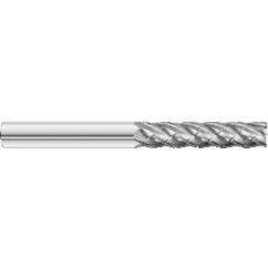 1/4 Dia. x 2-1/2 Overall Length 5-Flute Single End Composite End Mill - Exact Tool & Supply