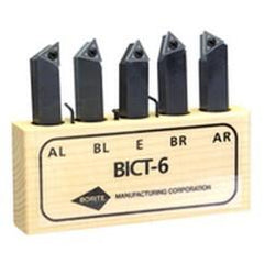 Style AR;AL.BR;BL;E 3/4x3/4" SH - Indexable Tool Bit Set - Exact Tool & Supply