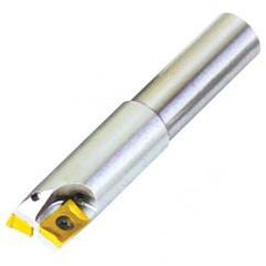 1" 4 Flute - Indexable Milling Tool Cool-Thru - Exact Tool & Supply