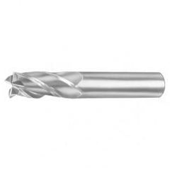 12mm Dia. x 83mm Overall Length 4-Flute Square End Solid Carbide SE End Mill-Round Shank-Center Cut-AlTiN - Exact Tool & Supply