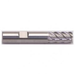 1/2" Dia. - 2-1/2" OAL - AlTiN - 45°-HP Stub End Mill - 5 FL - Exact Tool & Supply