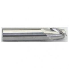 5/16" Dia. - 2" OAL -  Carbide for Aluminum ALU-S-45°-HP Stub End Mill - 2 FL - Exact Tool & Supply