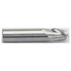 5/16" Dia. - 2" OAL -  Carbide for Aluminum ALU-S-45°-HP Stub End Mill - 2 FL - Exact Tool & Supply