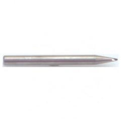 1.0mm Dia. - 50mm OAL - AlTiN - CBD - 30° - Center Cut - Mini Ball End - EM - 2 FL - Exact Tool & Supply