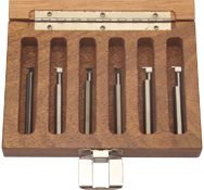 6 Pc. Retaining Ring Grooving Kit - .017 - .039" Width - Exact Tool & Supply