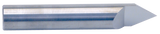 1/8" x 3/8" Split Length - DE - 30° Pt - Carbide Engraving Blank - Exact Tool & Supply