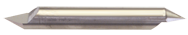 3/8" x 1/2" Split Length - DE - 90° Pt - Carbide Engraving Blank - Exact Tool & Supply