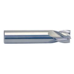 13/64" Dia. - 3/8" LOC - 2" OAL - 4 FL Carbide S/E HP End Mill-Uncoated - Exact Tool & Supply